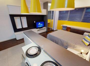 Apartamento de 1 quarto, Curitiba · Apartamento Studio Mobiliado para Aluguel por Período Flexível