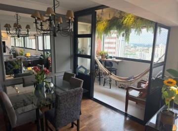 Sala integrada · Apartamento com 3 dormitórios para alugar, 120 m² por R$ 5.936,44/mês - Jardim São Dimas - São José