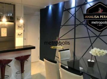 Sala · Apartamento com 2 dormitórios à venda, 62 m² por R$ 700.000,00 - Fundação - São Caetano do Sul/SP
