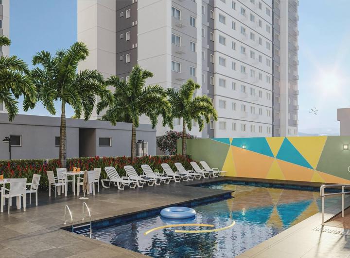 Imóvel novo vertical , Goiânia · Apartamento Chácaras Dona Gê  - Vida Milão