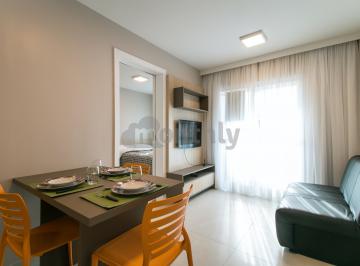Apartamento de 1 quarto, Curitiba · Apartamento Mobiliado 1 Dormitório para Aluguel por Período Flexível