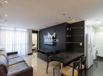 Apartamento · 50m² · 1 Quarto · 1 Vaga · Lindo apartamento 1 quarto MOBILIADO para alugar no Bairro Belvedere, Belo Horizonte!