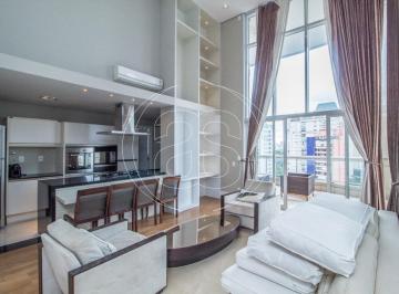 Apartamento · 157m² · 2 Quartos · 3 Vagas · APARTAMENTO MOBILIADO PARA LOCAÇÃO NA VILA NOVA CONCEIÇÃO COM 157m², 2 SUÍTES e 3 VAGAS DE GARAGEM