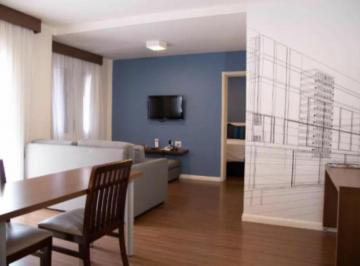 Apartamento · 43m² · 1 Quarto · 1 Vaga · Flat totalmente mobiliado no Brooklin disponível à venda.