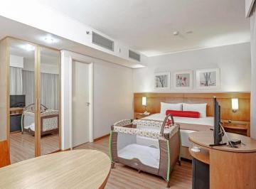 Apartamento · 27m² · 1 Quarto · 1 Vaga · Flat Slaviero no Bairro de Moema, prox a Av. Sto Amaro