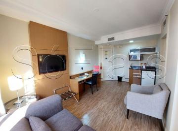 Apartamento · 30m² · 1 Quarto · 1 Vaga · Apartamento mobiliado no Apart-Hotel The World, para investimento ou moradia na Vila Olímpia