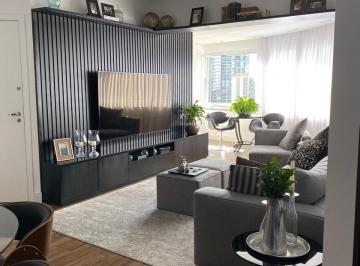Apartamento · 116m² · 2 Quartos · 3 Vagas · Apartamento de Luxo no Brooklin, SP - 116m², 2 Suítes, 3 Banheiros