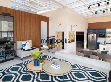 Sala da Cobertura · Cobertura com 2 dormitórios à venda, 180 m² por R$ 3.200.000,00 - Olímpico - São Caetano do Sul/SP