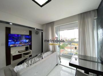 Sala · Apartamento com 2 dormitórios à venda, 62 m² por R$ 742.000,00 - Osvaldo Cruz - São Caetano do Sul/S