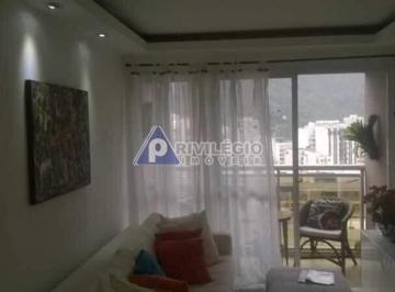 sala estar · Cobertura 2 quartos no Humaitá.