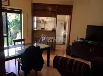 sala e cozinha · Flat à venda, 2 quartos, 1 suíte, 1 vaga, Copacabana - RIO DE JANEIRO/RJ