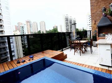 Apartamento de 4 quartos, São Paulo · Apartamento duplex com churrasqueira, hidro e piscina privativa