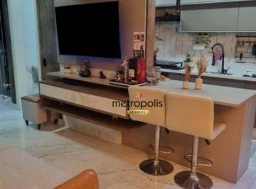 sala · Apartamento com 2 dormitórios à venda, 67 m² por R$ 1.200.000,00 - Olímpico - São Caetano do Sul/SP