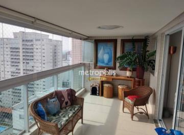 Varanda · Apartamento com 4 dormitórios à venda, 142 m² por R$ 2.000.000,00 - Osvaldo Cruz - São Caetano do Su