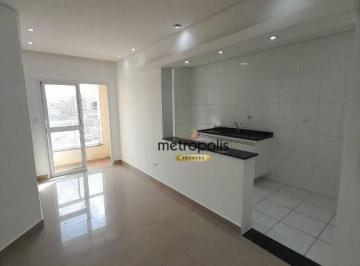 Sala · Apartamento com 2 dormitórios para alugar, 64 m² por R$ 3.517,53/mês - Olímpico - São Caetano do Sul