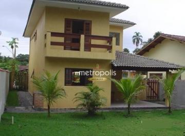 Fachada Fundo · Sobrado à venda, 220 m² por R$ 1.101.000,00 - Boracéia - São Sebastião/SP