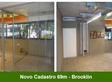Foto 01 · Locação de Conjunto comercial no Brooklin Paulista, 69 m² útil, piso elevado, 3 vagas, Copa, 2 Wcs,