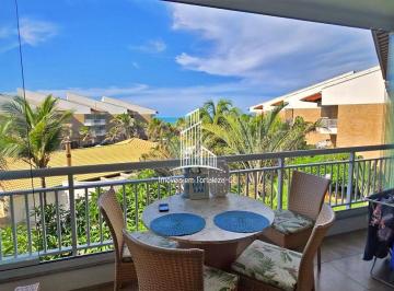 Apartamento · 100m² · 2 Quartos · 1 Vaga · Ap1281-apartamento Pé na areia e vista mar no Porto das Dunas