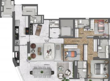 Apartamento de 3 quartos, São Paulo · Ed. Parque da Cidade 3 suites 3 vagas terraço gourmet chaves chaves 11/2022
