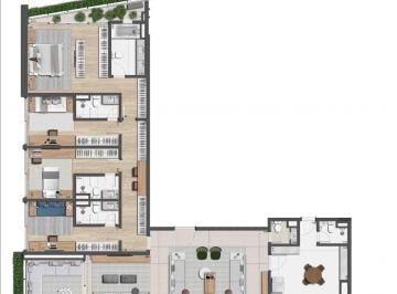 Apartamento de 4 quartos, São Paulo · Cobertura penthouse no Jardins 266m vigésimo sétimo andar 11 97737 0988