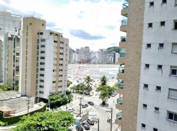 Vista sacada · Apartamento Alto padrão pé na areia Astúrias, Guarujá - SP