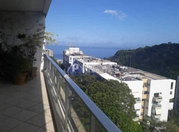 Varanda · Cobertura Frente Leblon com Vista Mar, 3Qts, 3 Vagas e Varanda Gourmet