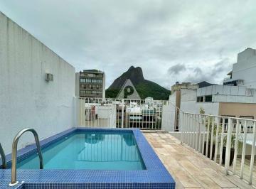 Apartamento · 322m² · 4 Quartos · 2 Vagas · Leblon - Cobertura Duplex Exclusiva na Quadra da Praia, 322m², 4 Quartos, Vista Mar