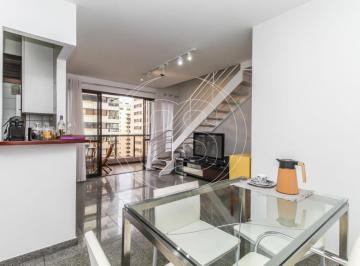 Apartamento · 70m² · 2 Quartos · 1 Vaga · APARTAMENTO DUPLEX PARA LOCAÇÃO EM MOEMA COM 2 SUÍTES, VARANDA E 1 VAGA DE GARAGEM