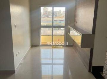 Sala · Apartamento com 2 dormitórios para alugar, 59 m² por R$ 3.623,77/mês - Olímpico - São Caetano do Sul