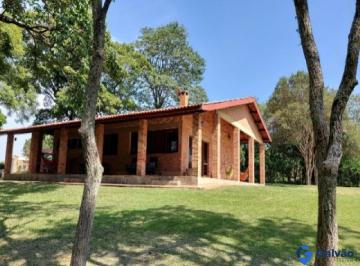 Fachada casa principal · Sítio à venda no Bairro Guacuri em Itupeva - SP
