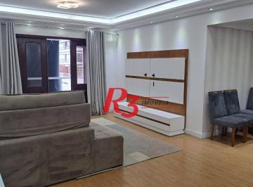 d91f9d7fd95b64ce431c309c7a7392fc7c7304fa · Apartamento com 3 dormitórios à venda, 184 m² por R$ 980.000,00 - Gonzaga - Santos/SP