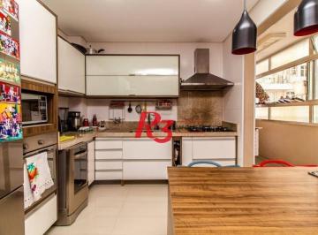 114f7527ec915bac6ecf07b86eb8c26b3938f5bc · Apartamento com 3 dormitórios à venda, 197 m² por R$ 1.190.000,00 - Gonzaga - Santos/SP