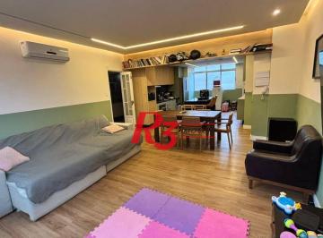 3d109ebb68a4ed11fbcdef8235756eb9147c3f8b · Apartamento com 3 dormitórios à venda, 157 m² por R$ 1.200.000,00 - Aparecida - Santos/SP