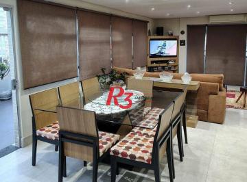 c5c7661071facbb5174ea760707402b53d519e5b · Cobertura com 3 dormitórios à venda, 300 m² por R$ 5.150.000,00 - Aparecida - Santos/SP