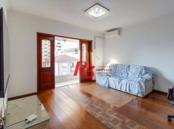 9170b77f16b8348038fa7dbb4843bfa5bd486602 · Apartamento com 4 dormitórios à venda, 150 m² - Gonzaga - Santos/SP