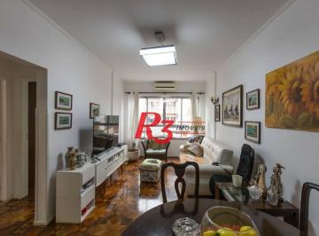 247d730ea7b5451f3c00252acdcb247e666752a2 · Apartamento com 2 dormitórios para alugar, 104 m² por R$ 4.000,00/mês - Embaré - Santos/SP
