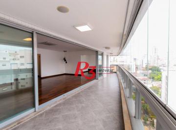 11119698251d600cda782b017df19a220092a21e · Apartamento com 4 dormitórios para alugar, 265 m² por R$ 25.000,00/mês - Boqueirão - Santos/SP