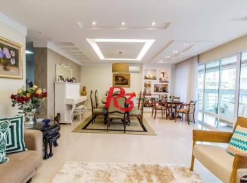 de801dd89cb73500eb7847095293dd541c7d7d56 · Apartamento com 4 dormitórios à venda, 191 m² - Gonzaga - Santos/SP