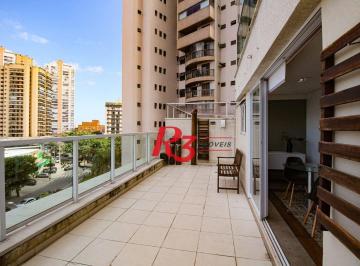 6822655f7a2ec1752ea1447f16cf4f222e965bb8 · Apartamento Garden com 1 dormitório para alugar, 78 m² por R$ 5.050,00/mês - Ponta da Praia - Santos