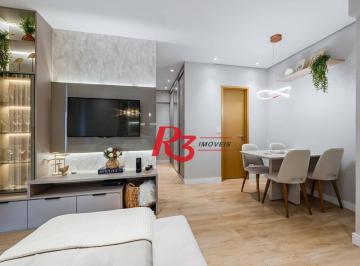 75fb912d4236bbd369c9154c81910dc246e141ee · Studio à venda, 43 m² por R$ 580.000,00 - Campo Grande - Santos/SP
