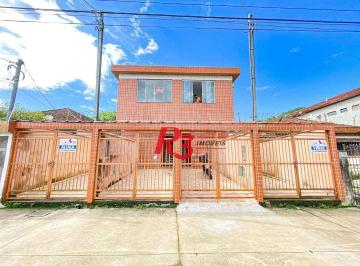 45d8cea09c99b2ee5fabfa2e1c0957e497de5211 · Casa sobreposta alta com 2 dormitórios à venda, 60 m² - Chico de Paula - Santos/SP