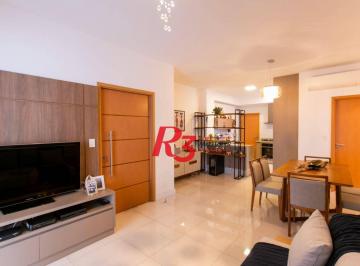 2560f59b94f3e0a01ab8d7074935a76e769c9e8f · Apartamento com 3 dormitórios à venda, 110 m² por R$ 1.800.000,00 - Boqueirão - Santos/SP