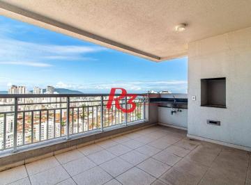 e0bf23768924e9f6c542cbe528641b39f132911e · Apartamento com 3 dormitórios para alugar, 150 m² por R$ 9.547,79/mês - Marapé - Santos/SP