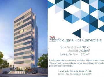 Comercial · 2500m² · 66 Vagas · Prédio 4600 M² Localizado No Bairro Centro São Bernardo do Campo - SP 