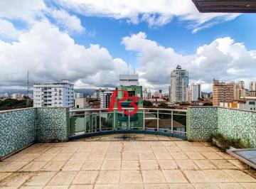 3f0f6d62037a4fffcb730790c85e5f3ec2d5fc7e · Cobertura no Jardins do Algarve, 260 m² - Ponta da Praia - Santos/SP