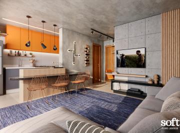 Integração Sala · SOFT PEDRO LUDOVICO | 3 QUARTOS com 76 m²