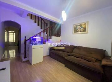 Sala · Sobrado com 3 dormitórios à venda, 146 m² por R$ 640.000,00 - Nova Gerti - São Caetano do Sul/SP