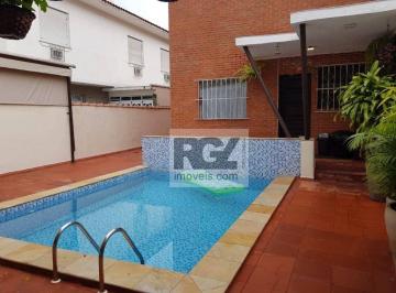 5a000d0742890a04fa93b08371cd50f4bd43ab6c · Casa com 4 dormitórios à venda, 250 m² por R$ 2.600.000,00 - Embaré - Santos/SP