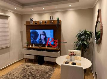 8641c0e914cd13d932f61dff28bbec8e6ba50c94 · Apartamento com 2 dormitórios à venda, 77 m² por R$ 420.000,00 - Vila Matias - Santos/SP