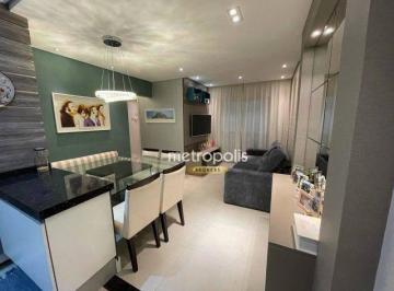 sala · Apartamento à venda, 73 m² por R$ 670.000,00 - Jardim Três Marias - São Bernardo do Campo/SP
